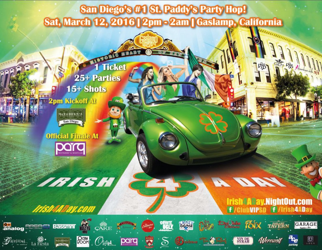 IRISH 4 A DAY San Diego 2016