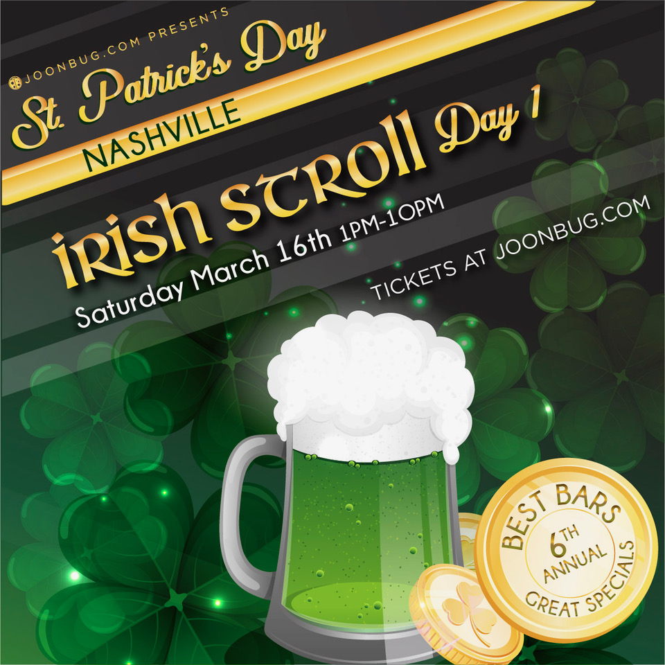St. Patrick’s Day – Irish Stroll Day 1 in Nashville on March 16, 2019