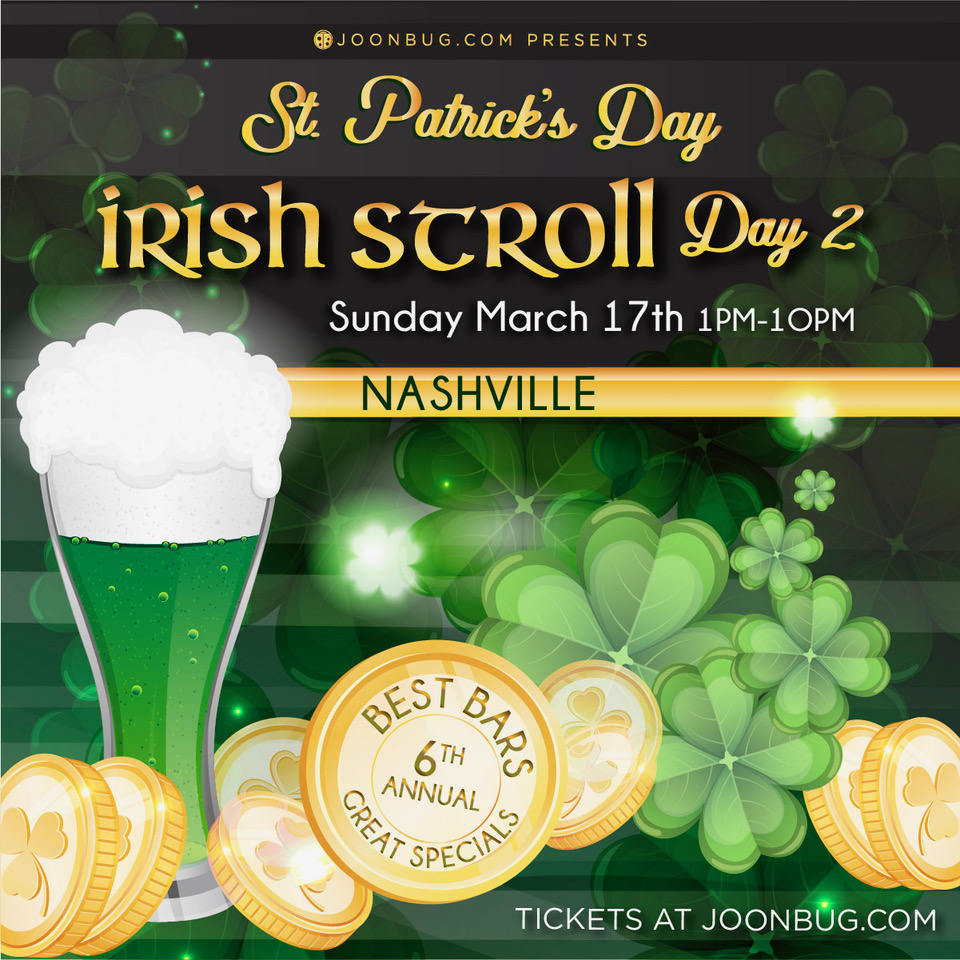 St. Patrick’s Day – Irish Stroll Day 2 in Nashville on March 17, 2019