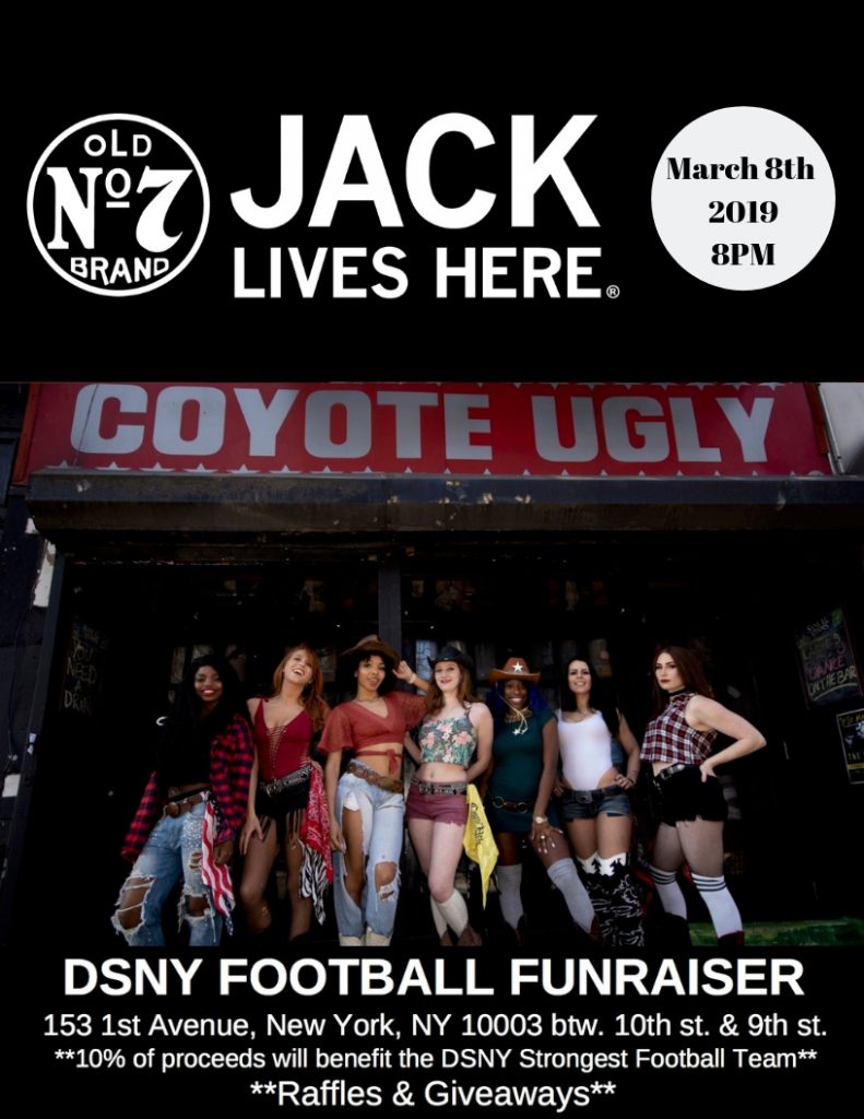 DSNY Football Fundraiser in New York City on March 8, 2019