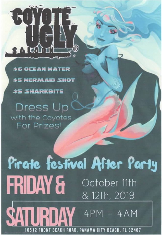Pirate Festival After Party in Panama City Beach on October 11, 2019 - October 12, 2019