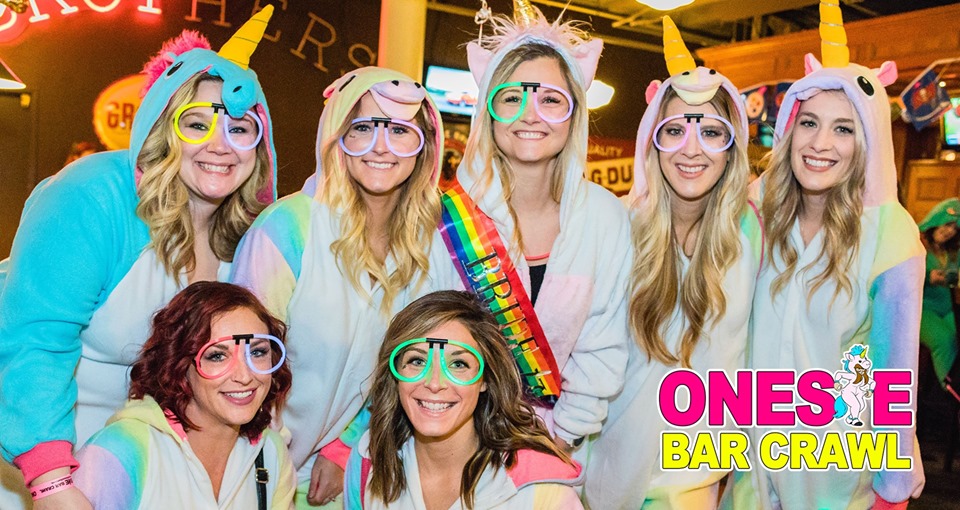 Onesie Bar Crawl in Tampa on January 18, 2020