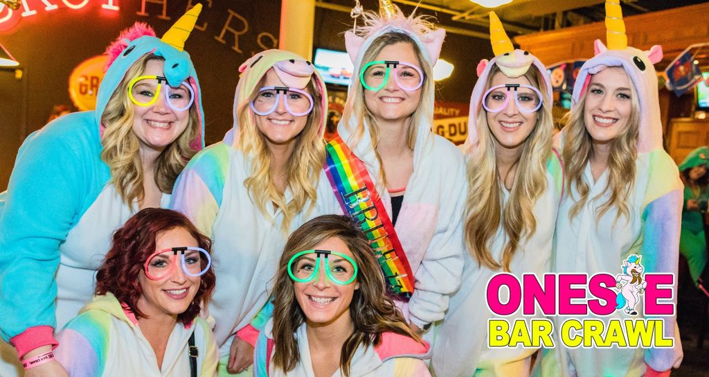 Onesie Bar Crawl in Oklahoma City on January 18, 2020