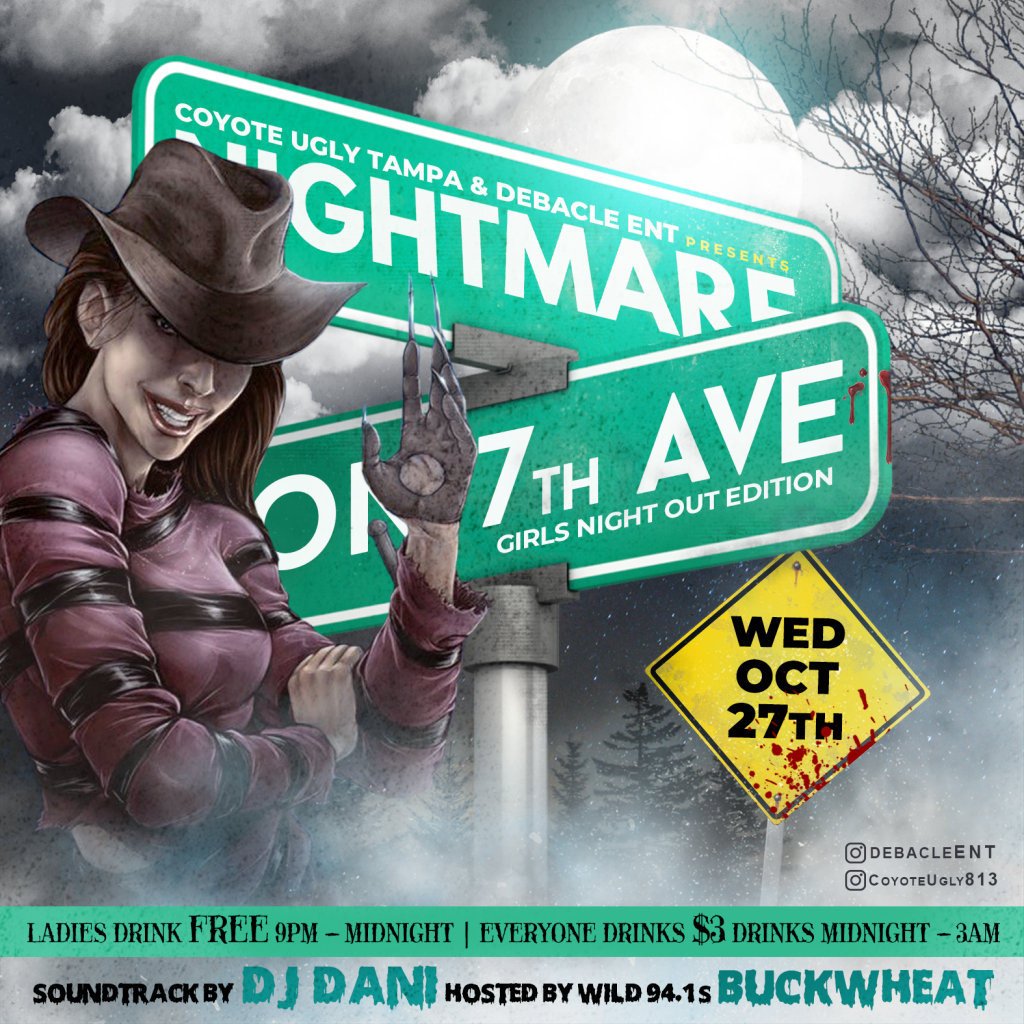 Nightmare on 7th Ave. – Girls Night Out in Tampa on October 27, 2021