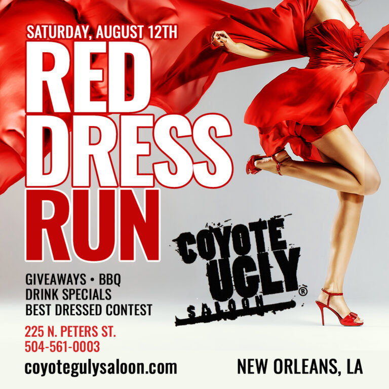 New Orleans: Red Dress Run: August 12, 2023