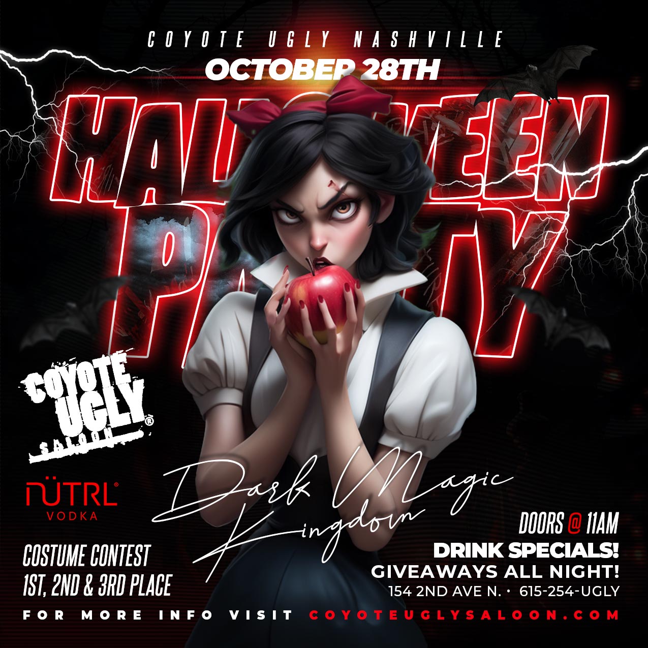 Nashville: Halloween Party – Dark Magic Kingdom: October 28, 2023