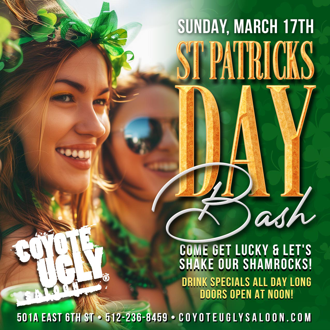 Austin: St. Patrick’s Day Bash: March 17, 2024