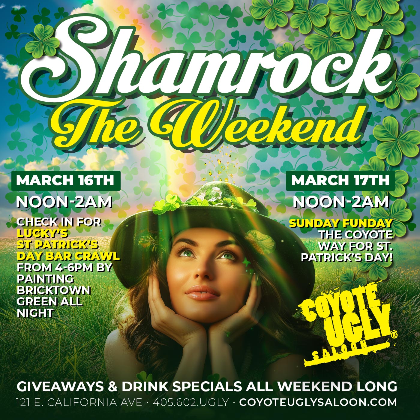 Oklahoma City: Shamrock the Weekend: March 16, 2024