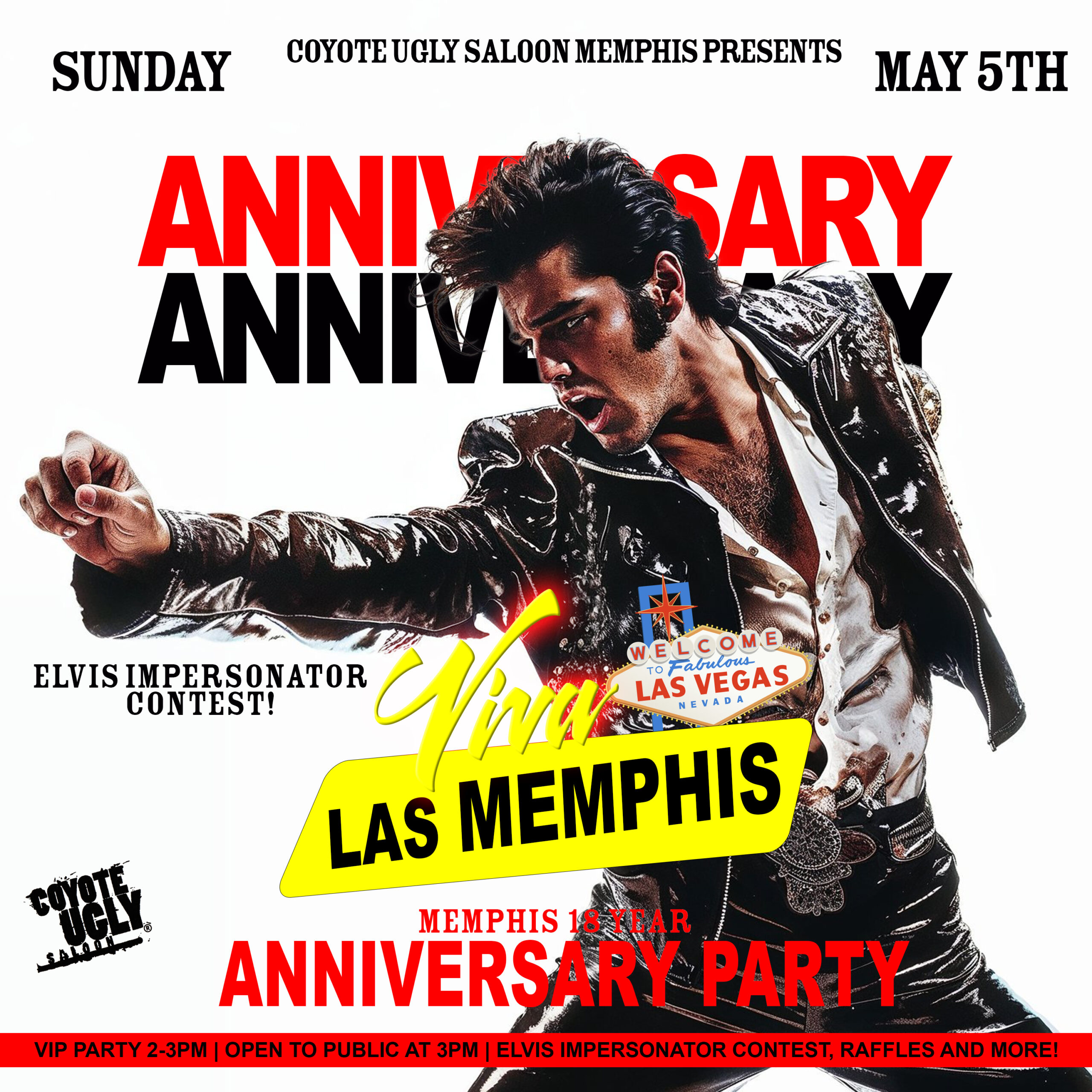Memphis: 18 Year Anniversary – Viva Las Memphis: May 5, 2024