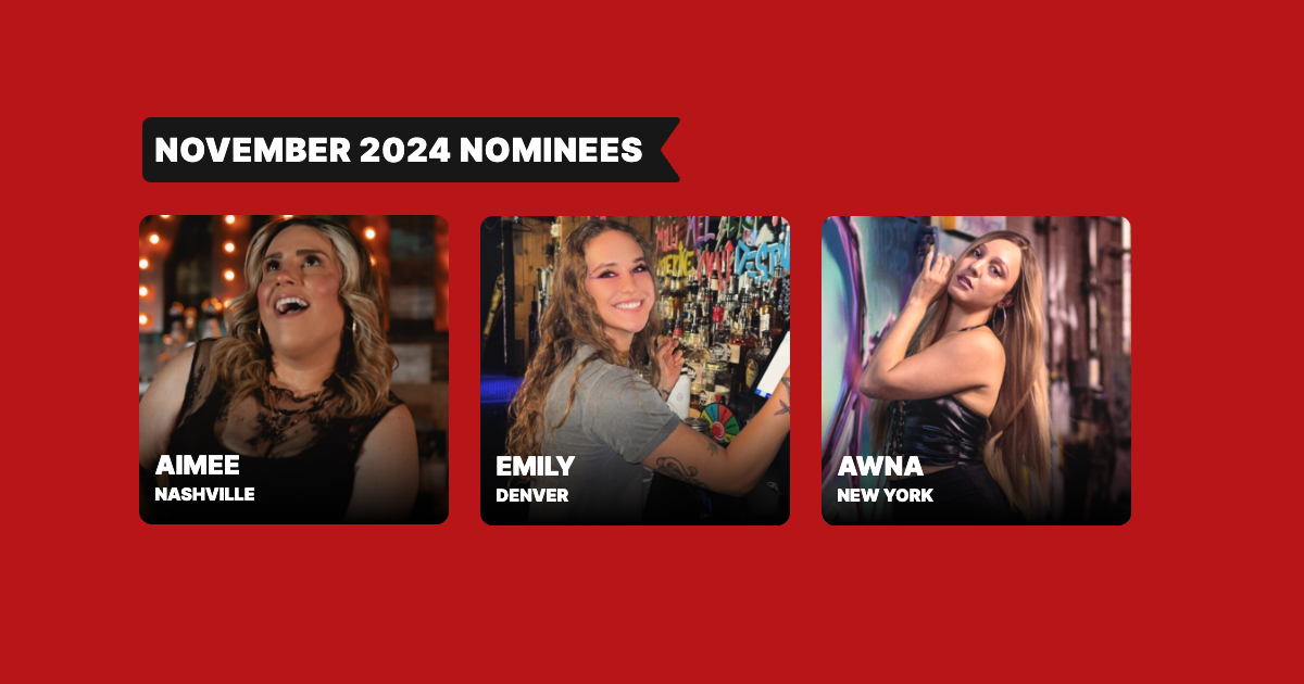 Emily Denver Coyote of the Month - November 2024 Vote - Coyote Ugly Saloon