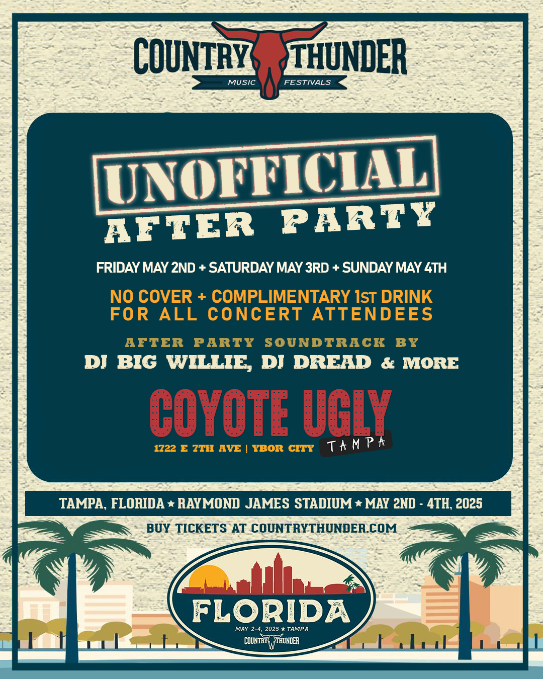 Tampa: Country Thunder After Party: May 3, 2025
