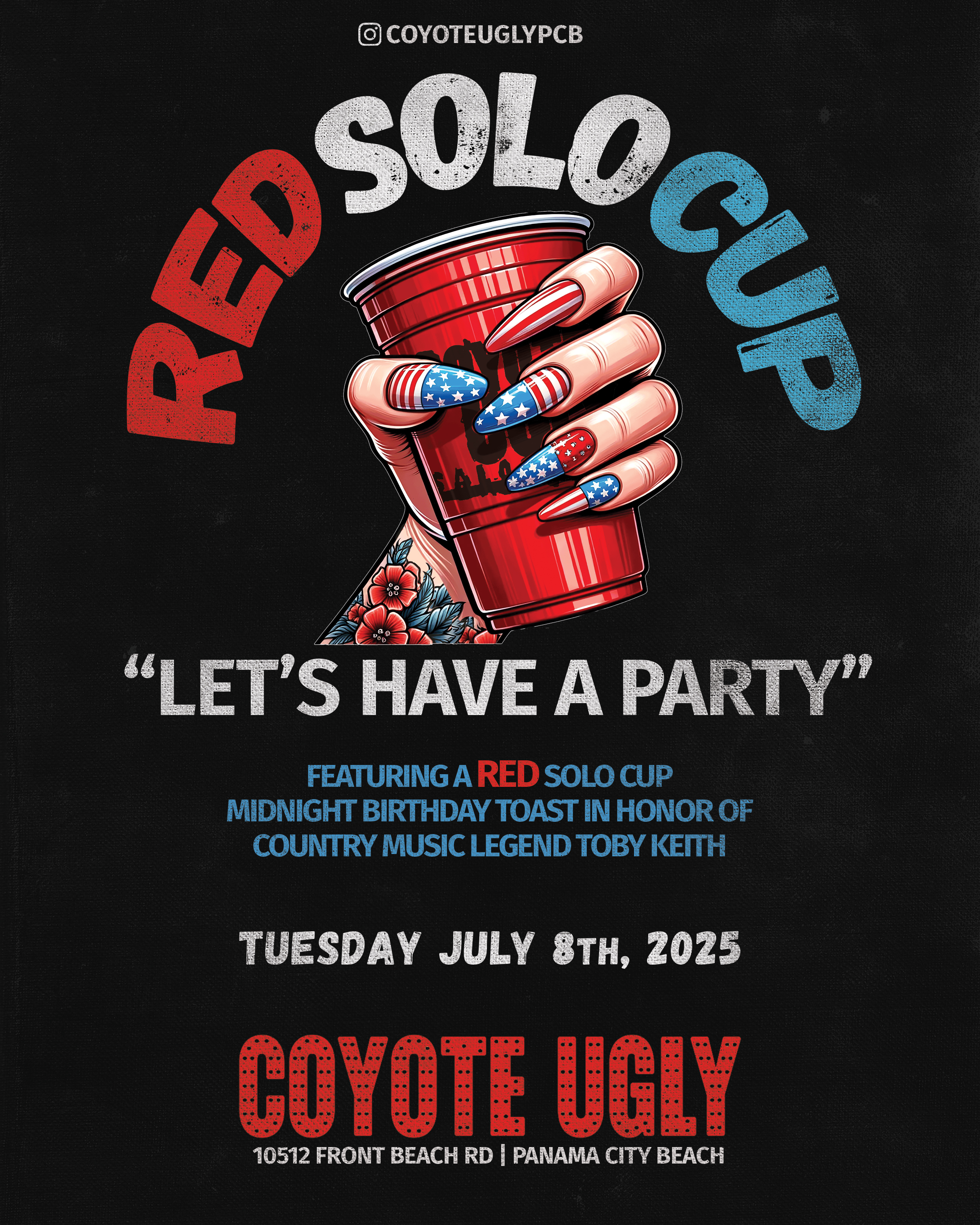 Panama City Beach: Red Solo Cup 2025: July 8, 2025
