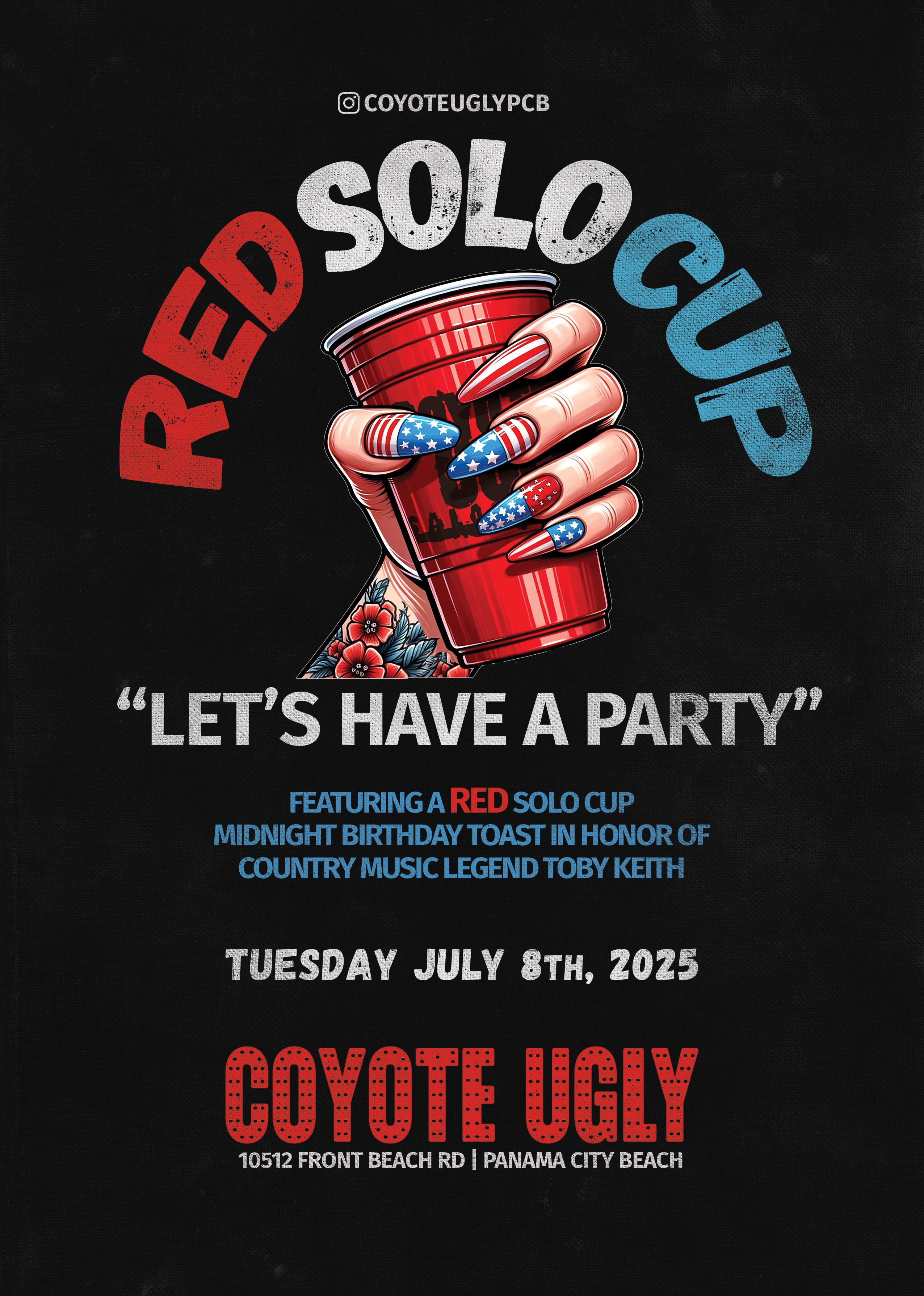 Panama City Beach: Red Solo Cup 2025: July 8, 2025